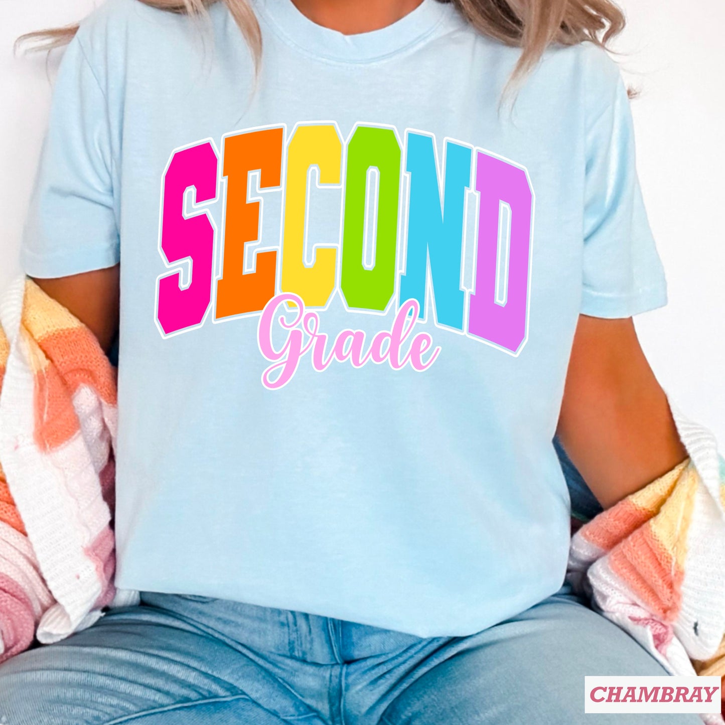 Second Grade Summer Brights DTF Transfer