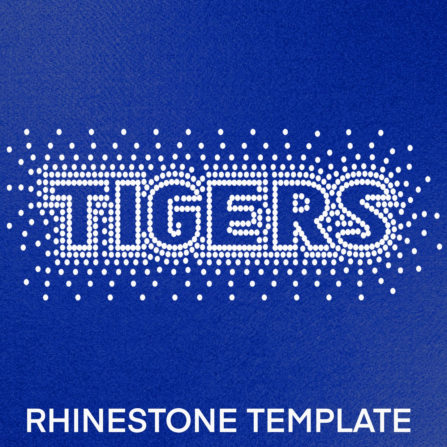 Tigers Rhinestone Template