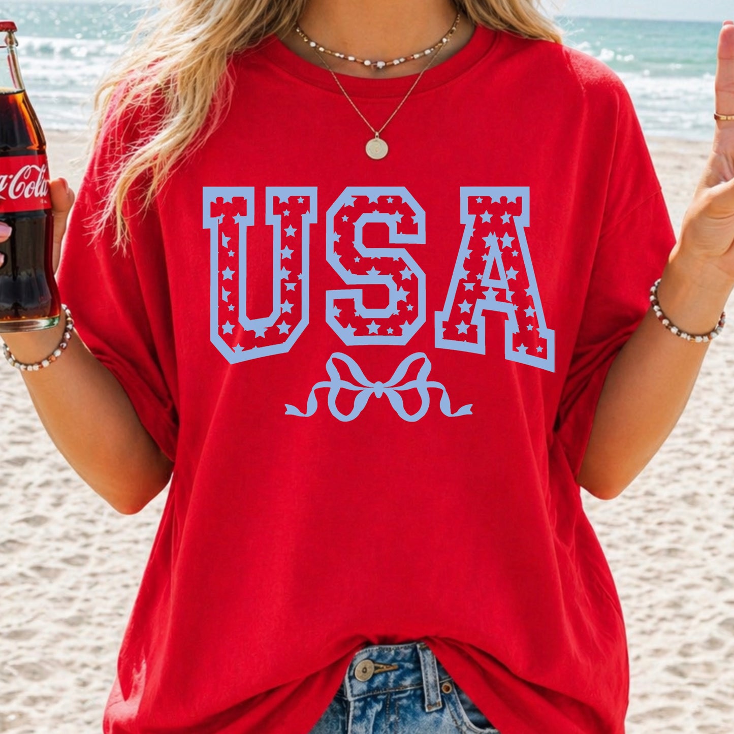 USA Screen Print Transfer