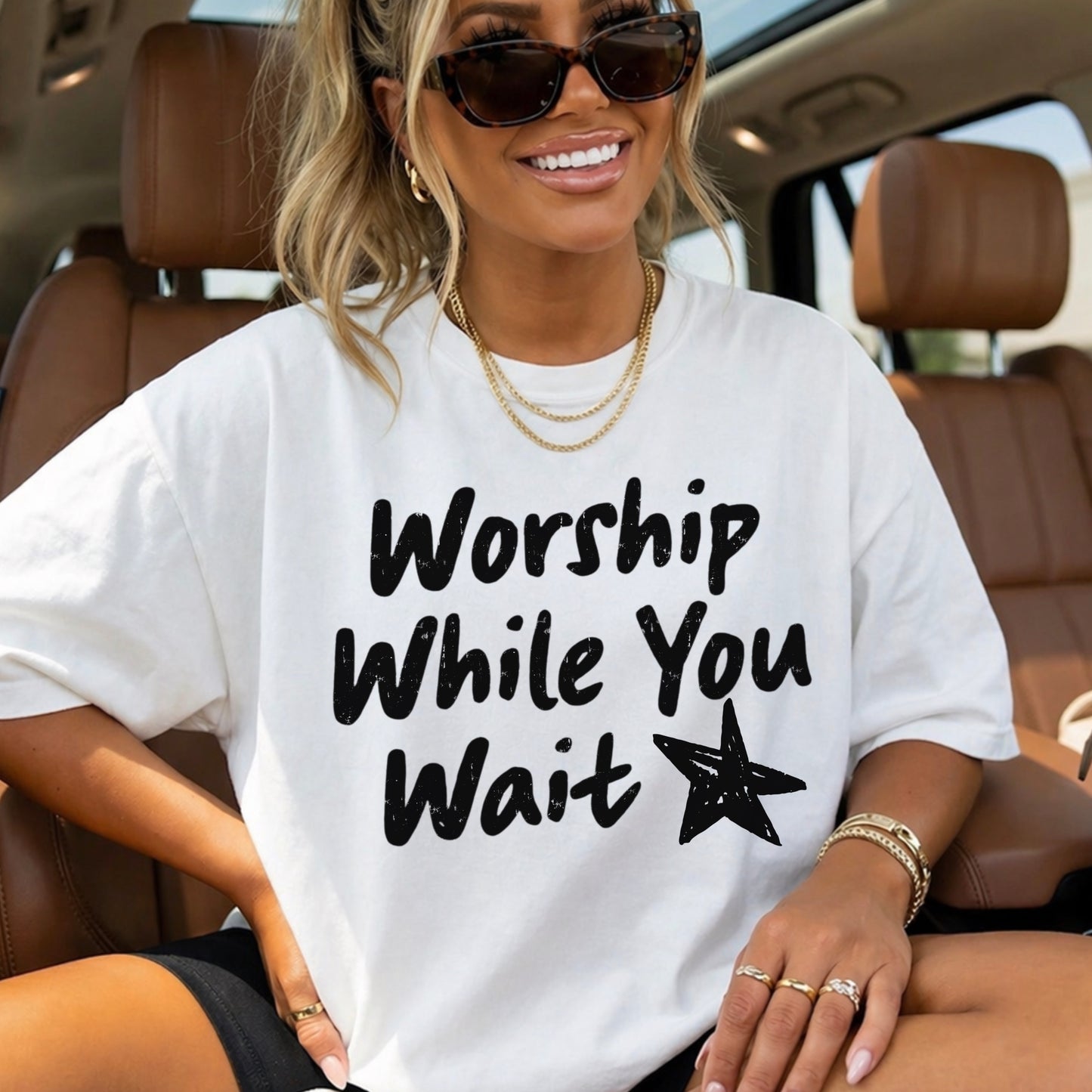 Releases Friday | Worship While You Wait Screen Print Transfer