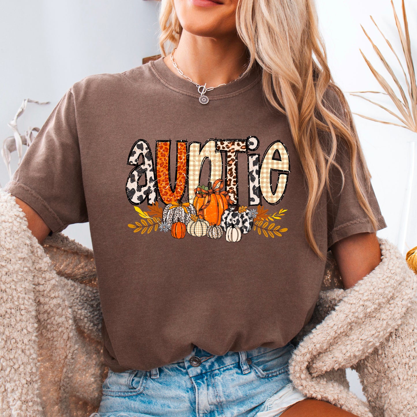 Auntie Fall DTF Transfer