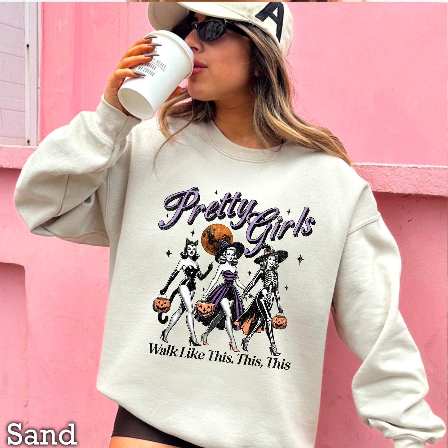 Pretty Girls Walk Like This Crewneck Sweatshirt