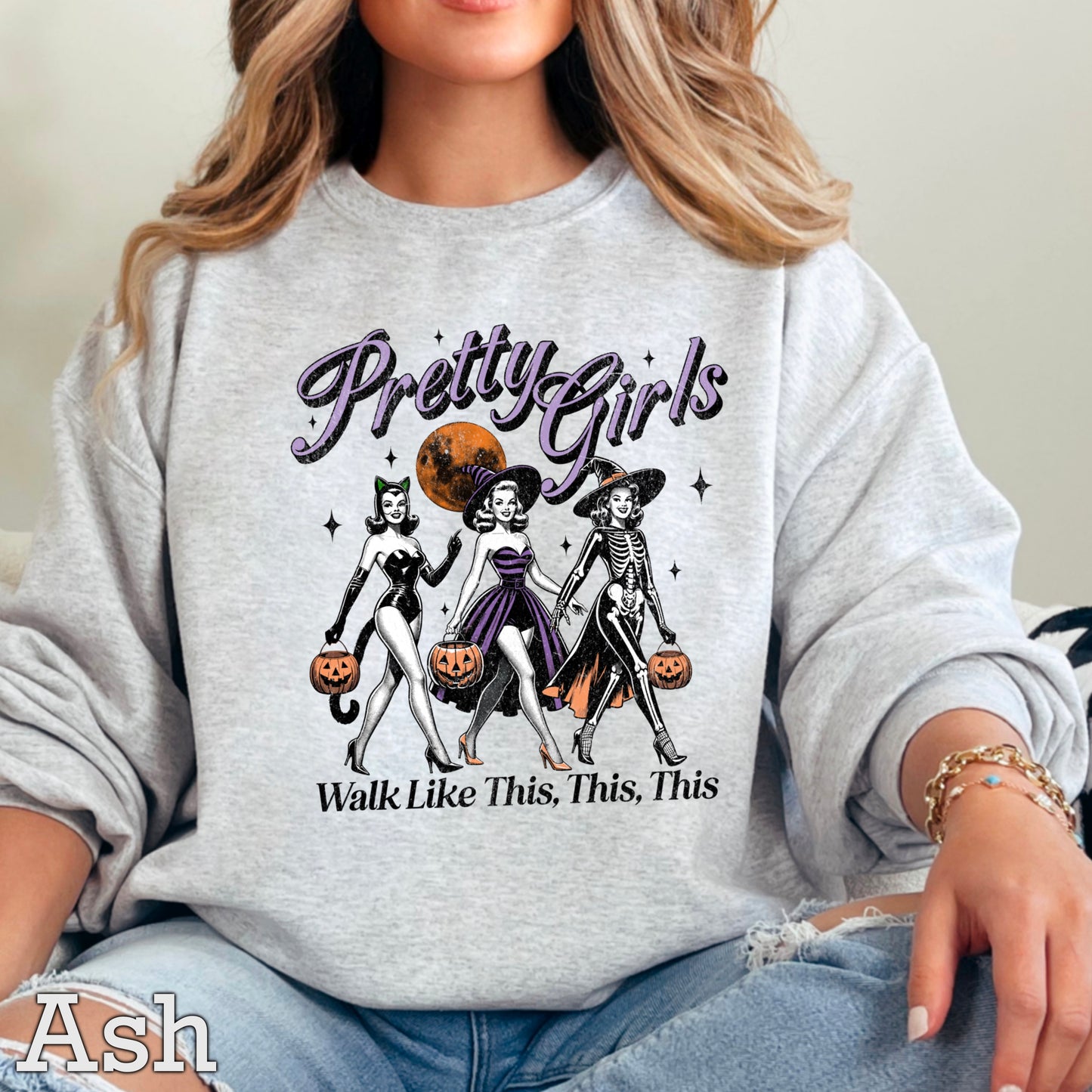 Pretty Girls Walk Like This Crewneck Sweatshirt
