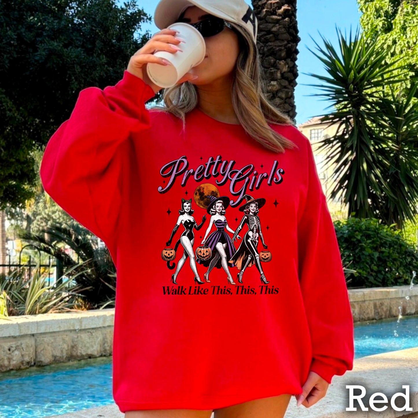 Pretty Girls Walk Like This Crewneck Sweatshirt
