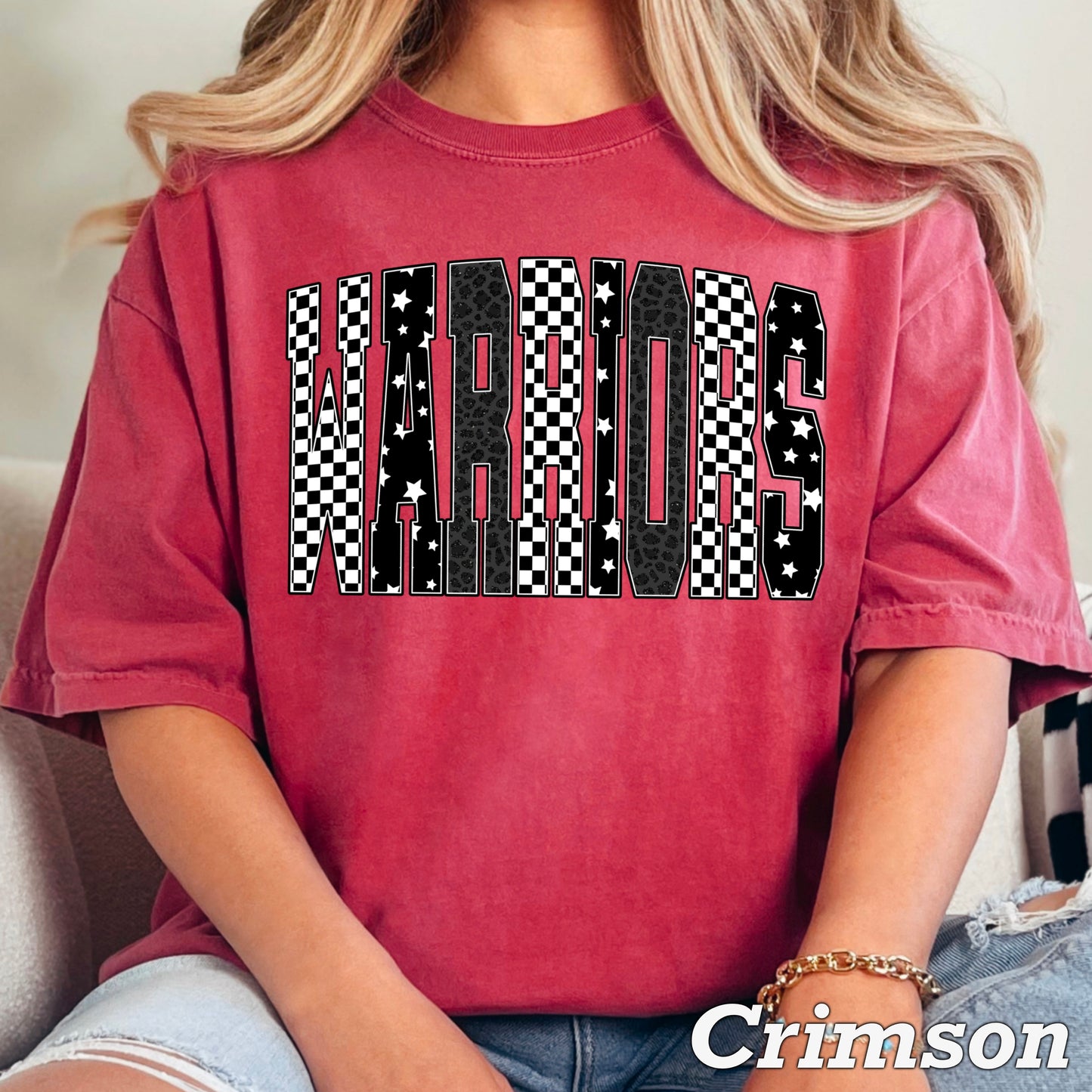 Warriors Comfort Color Graphic Tee