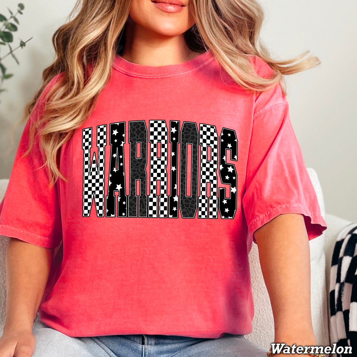 Warriors Comfort Color Graphic Tee