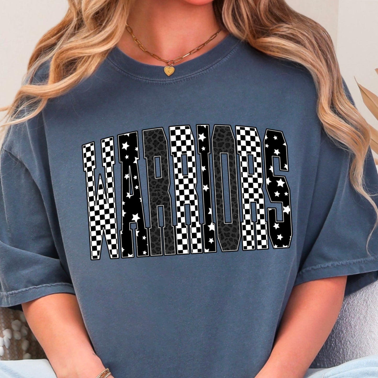 Warriors Comfort Color Graphic Tee