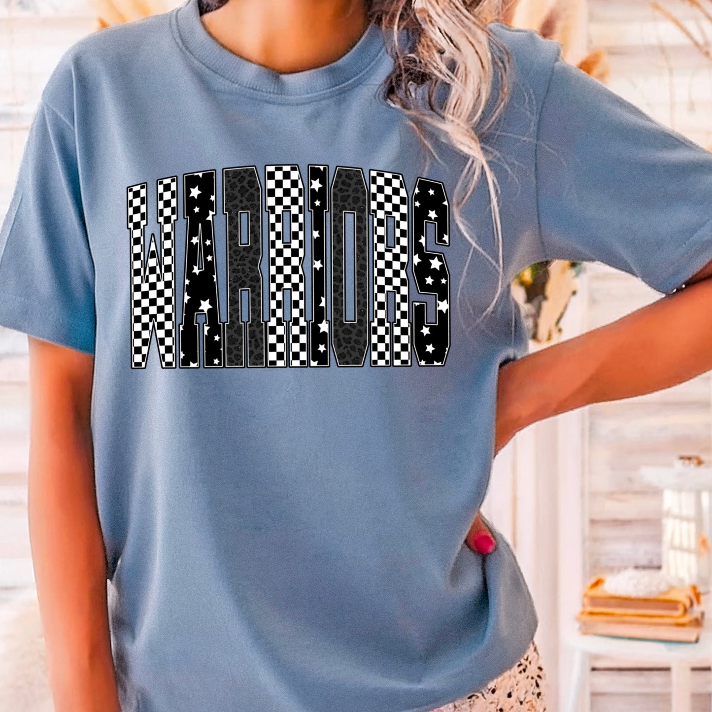 Warriors Comfort Color Graphic Tee