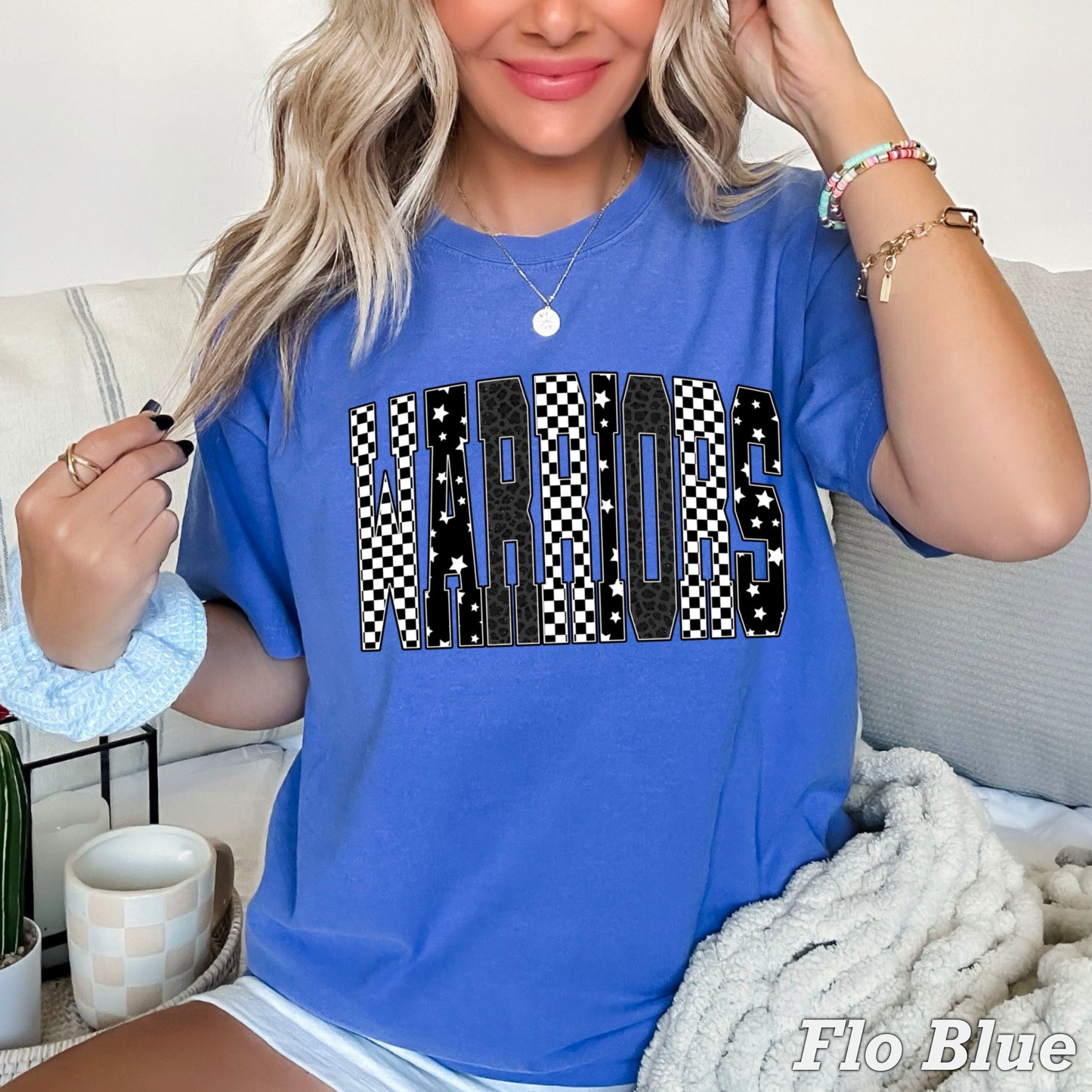 Warriors Comfort Color Graphic Tee