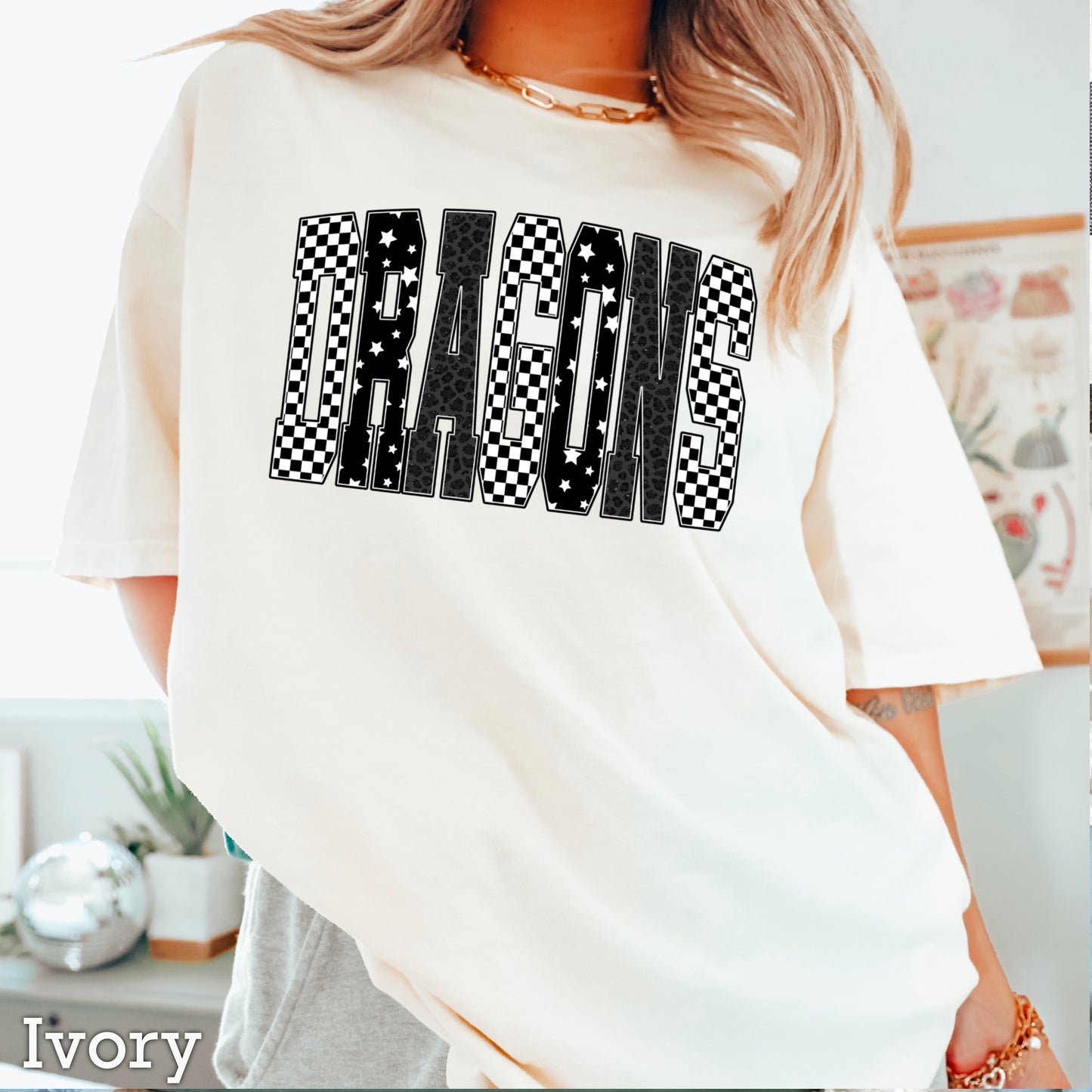 Dragons Comfort Color Graphic Tee