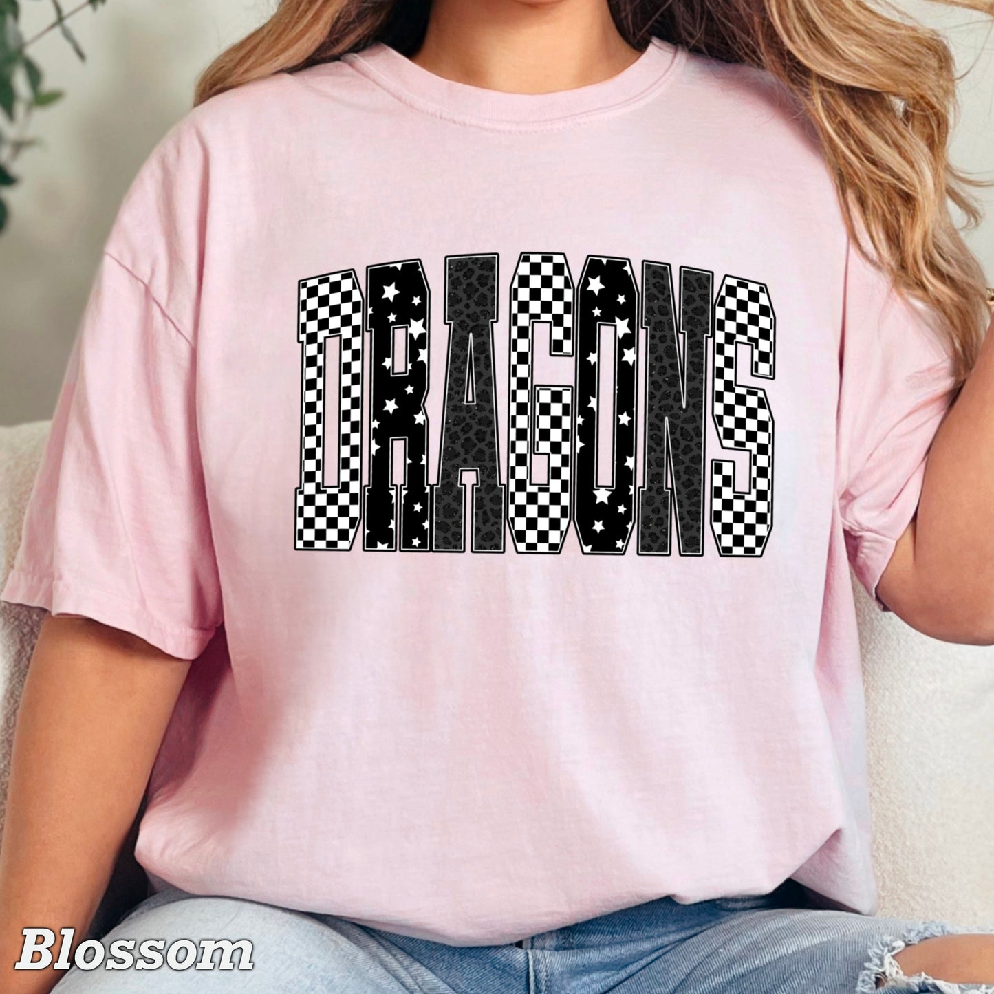 Dragons Comfort Color Graphic Tee