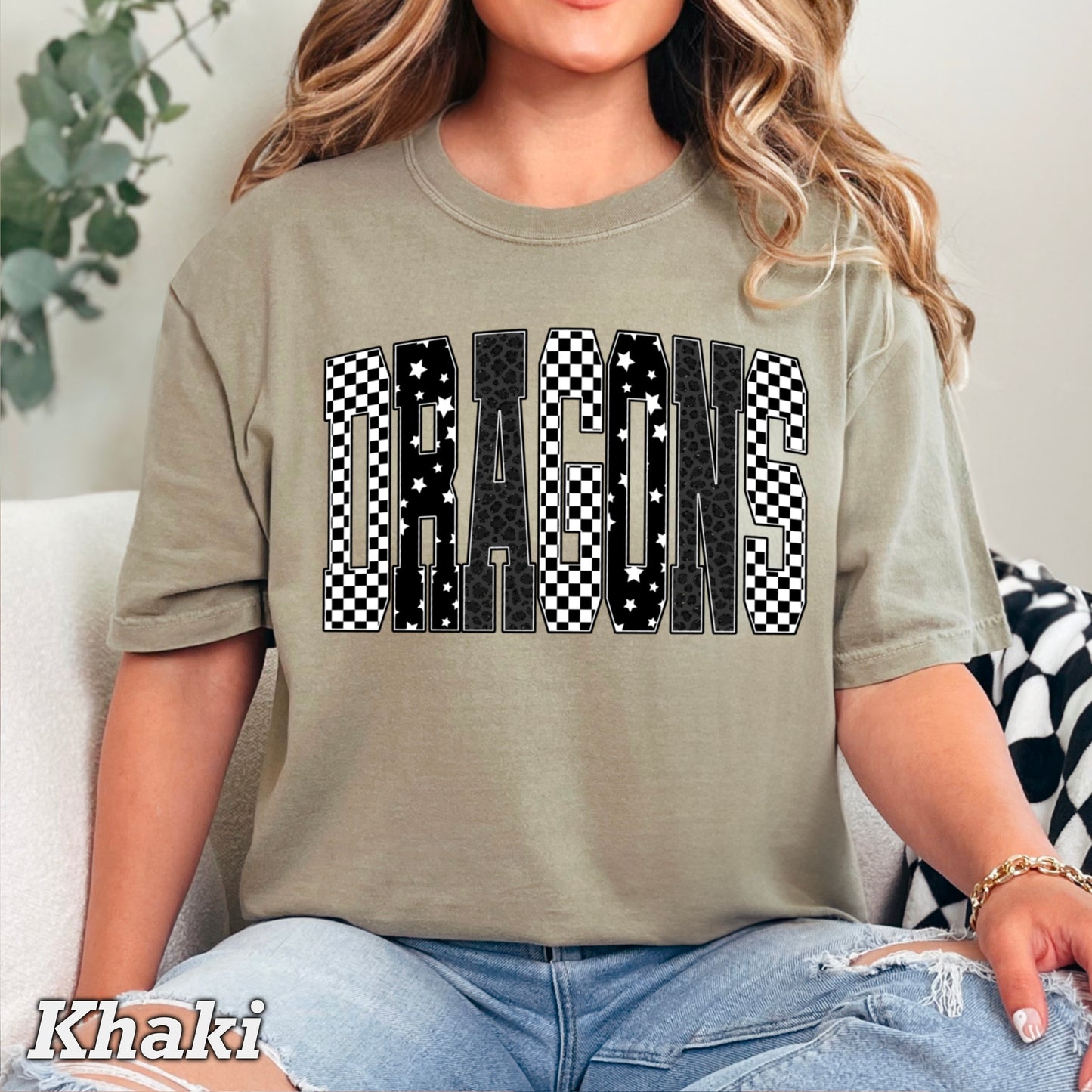 Dragons Comfort Color Graphic Tee
