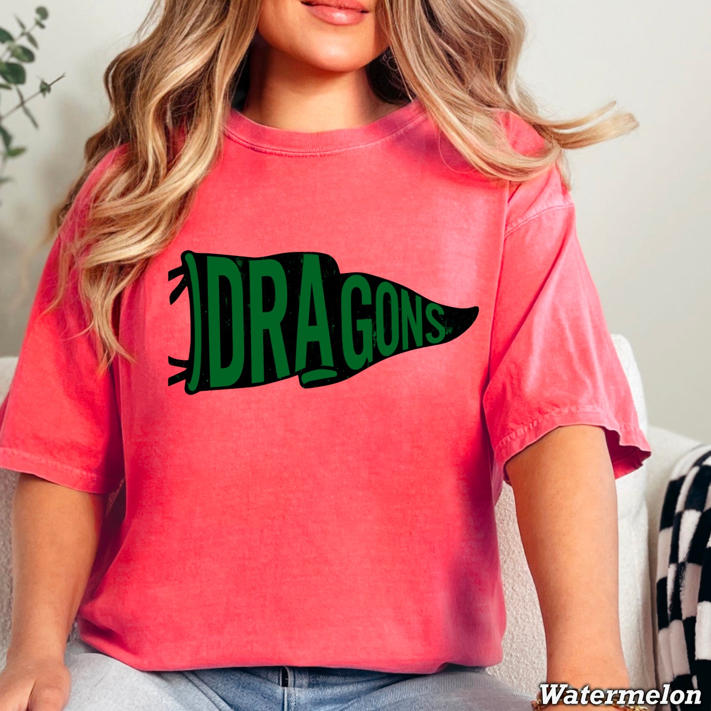 Dragons Flag Comfort Color Graphic Tee