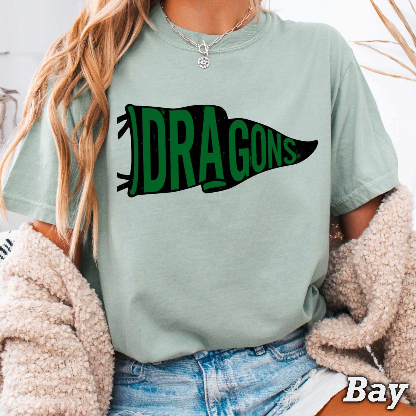 Dragons Flag Comfort Color Graphic Tee