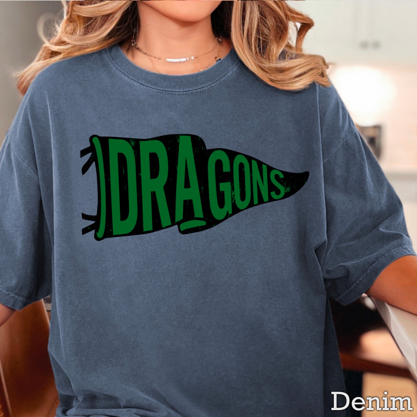 Dragons Flag Comfort Color Graphic Tee