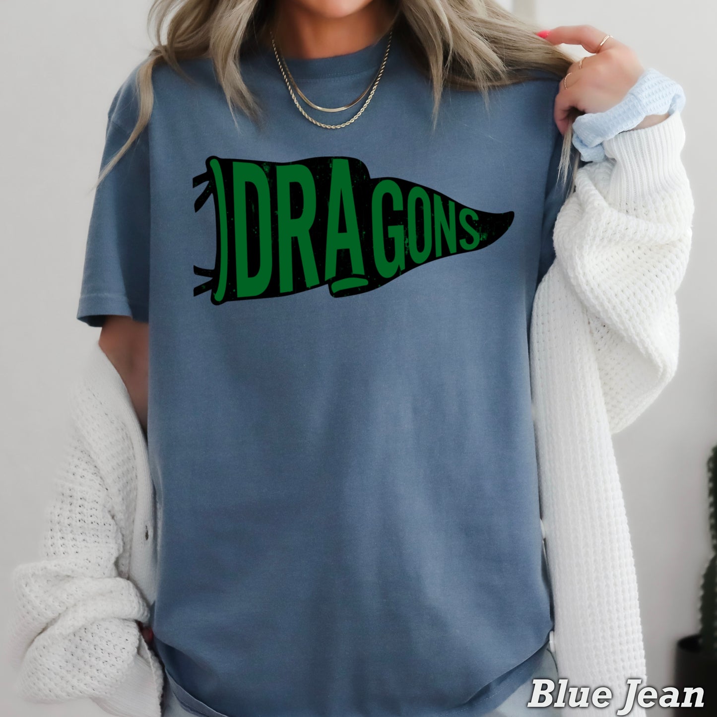Dragons Flag Comfort Color Graphic Tee