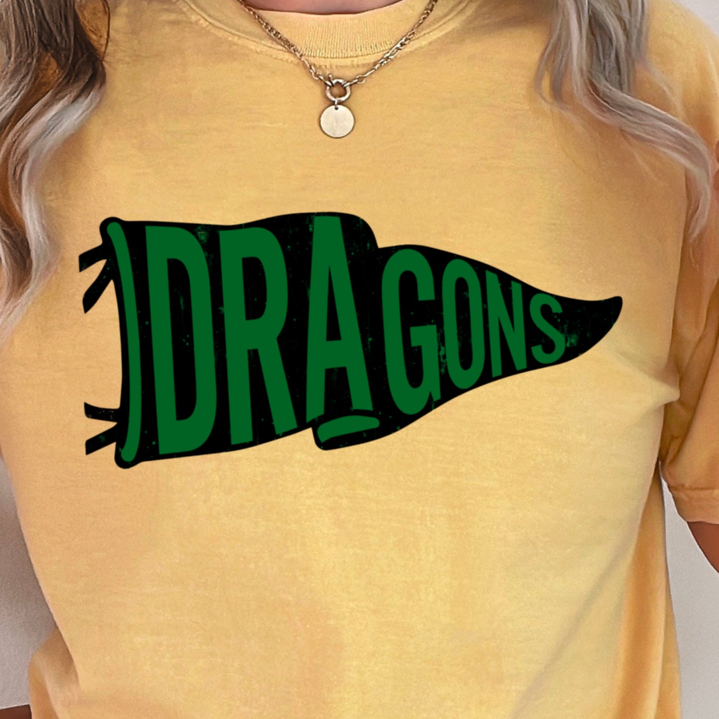 Dragons Flag Comfort Color Graphic Tee