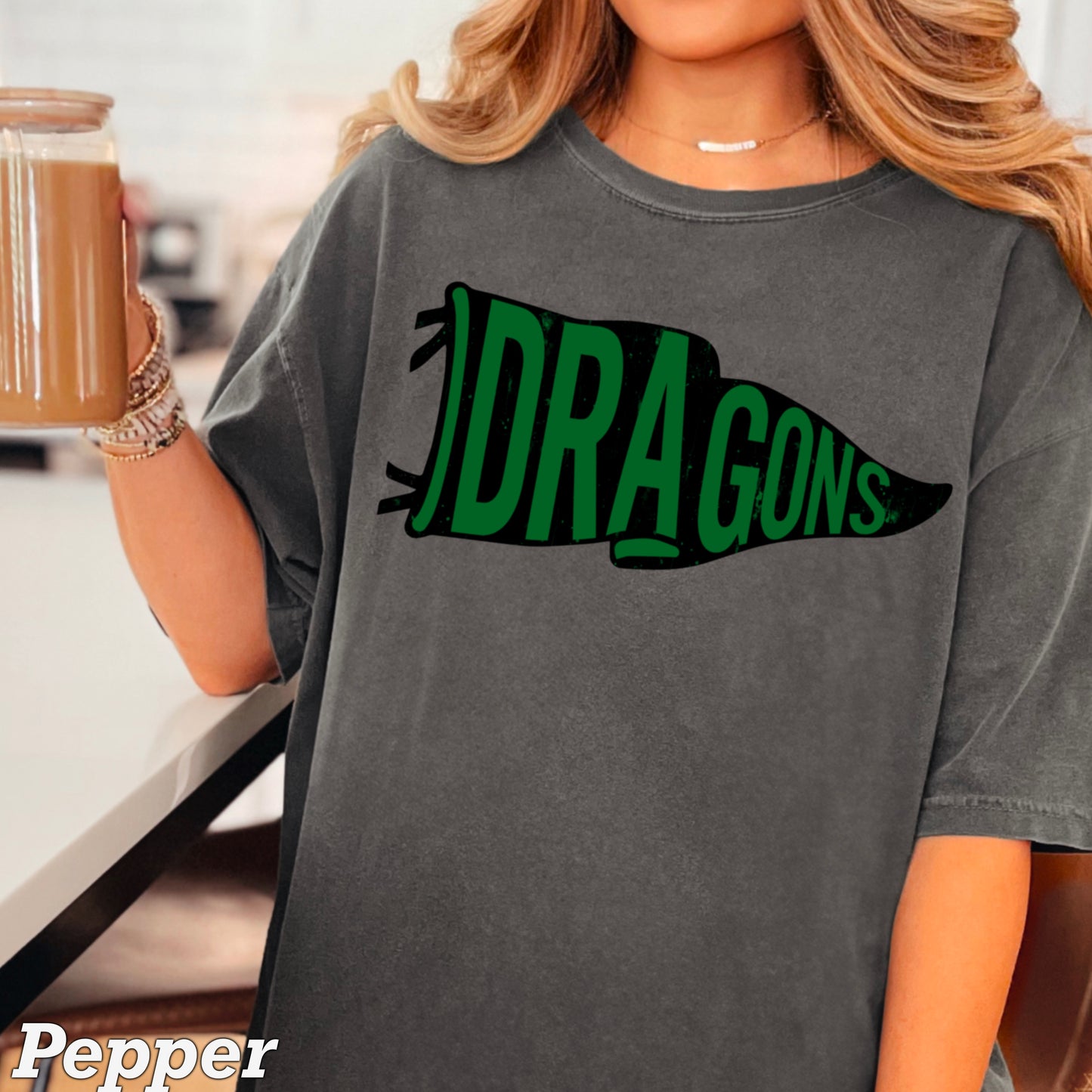 Dragons Flag Comfort Color Graphic Tee
