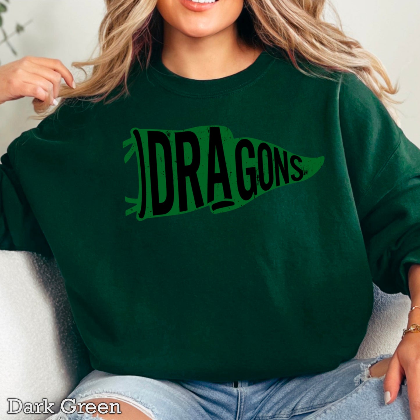 Dragons Flag Crewneck Sweatshirt