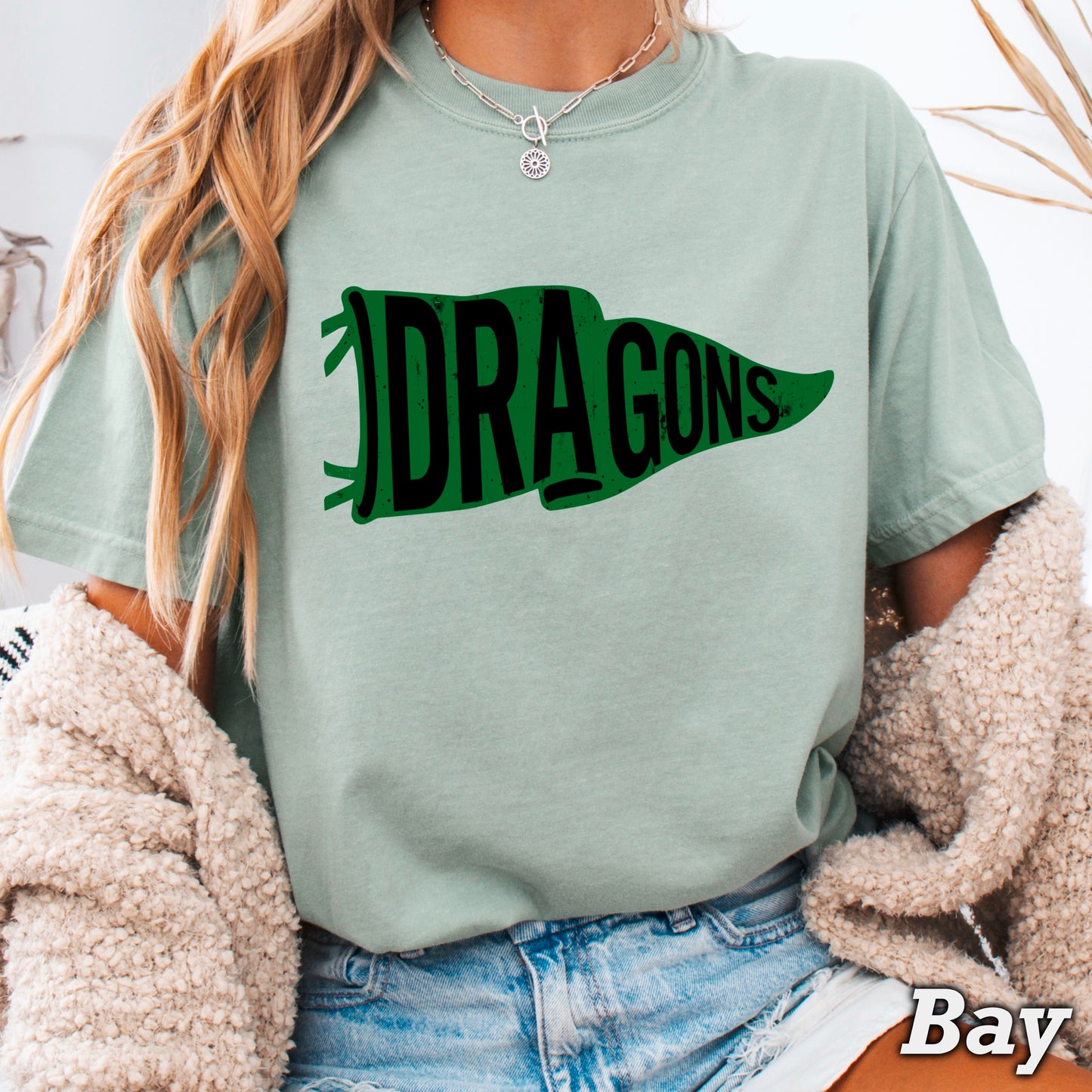 Dragons Flag Comfort Color Graphic Tee