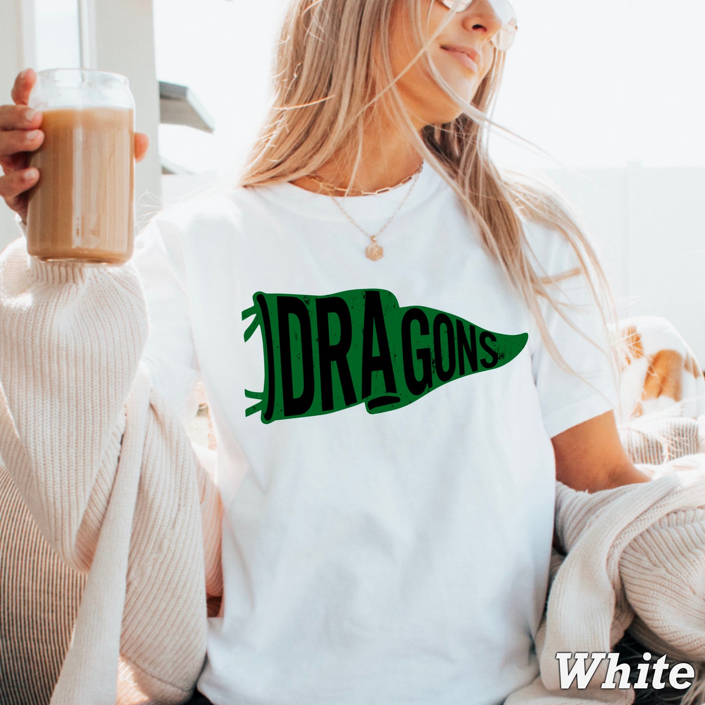 Dragons Flag Comfort Color Graphic Tee
