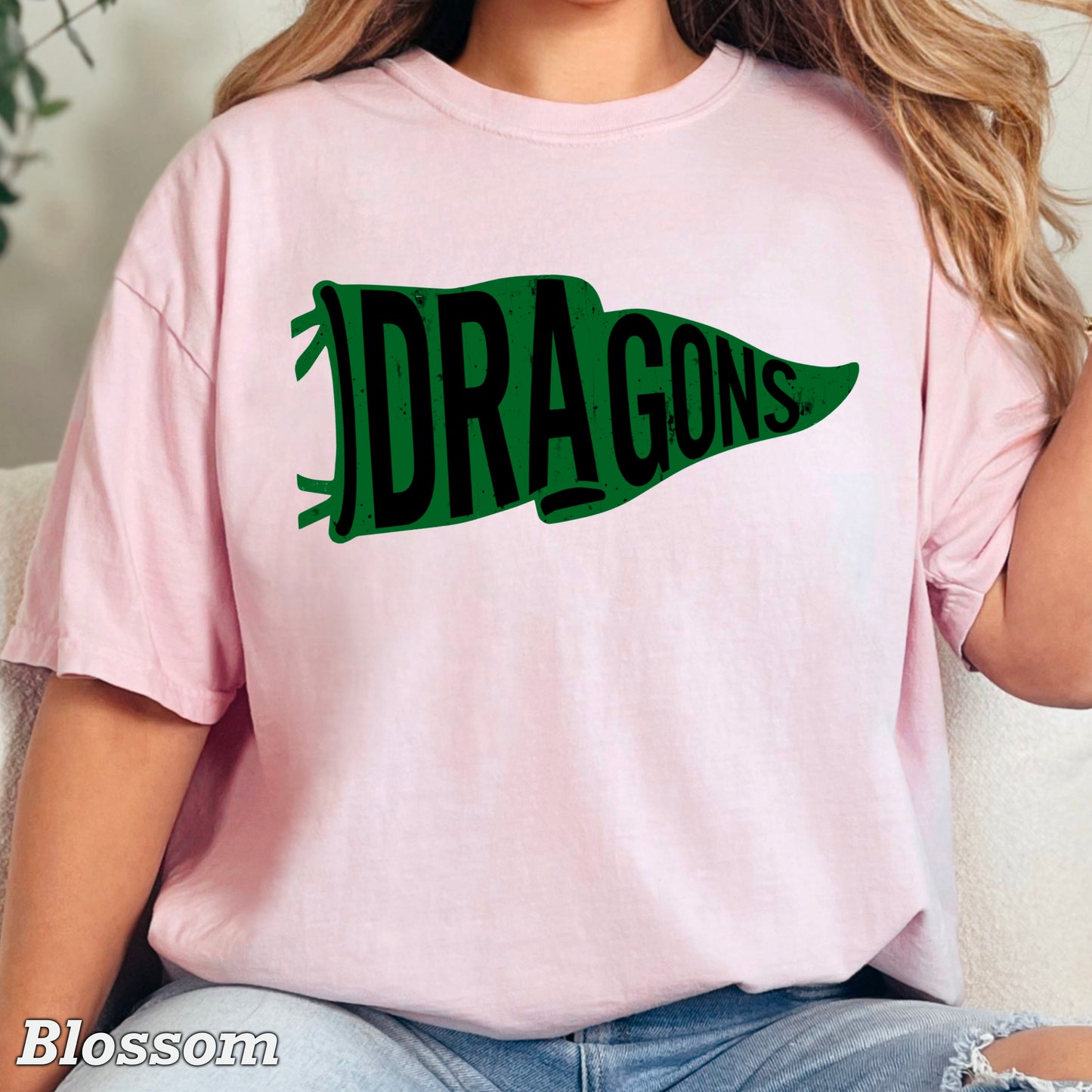 Dragons Flag Comfort Color Graphic Tee