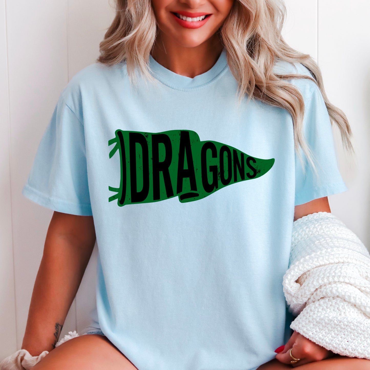 Dragons Flag Comfort Color Graphic Tee