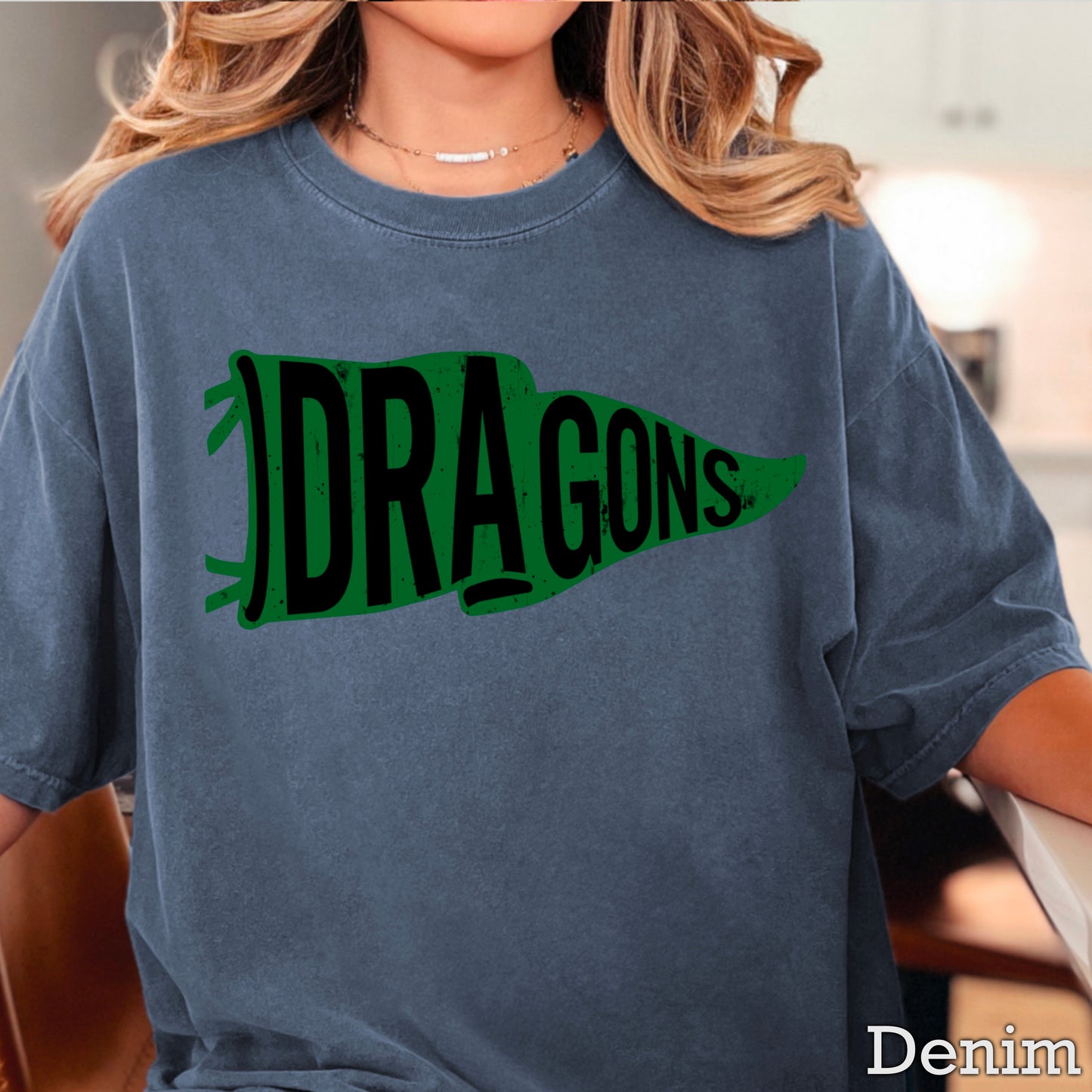 Dragons Flag Comfort Color Graphic Tee