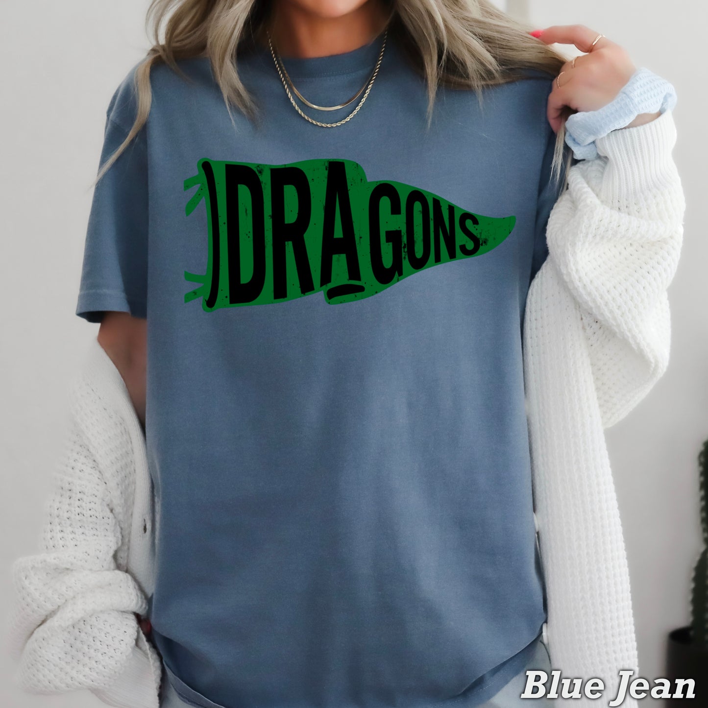 Dragons Flag Comfort Color Graphic Tee