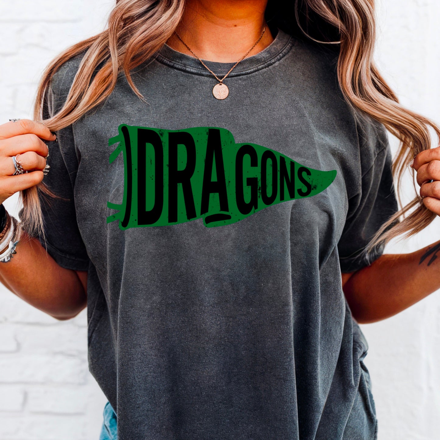 Dragons Flag Comfort Color Graphic Tee