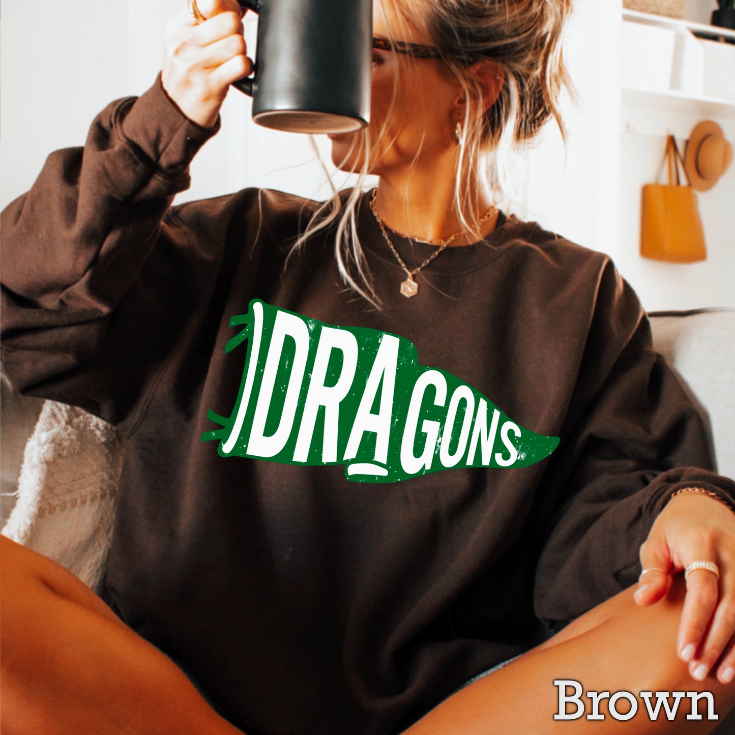 Dragons Flag Crewneck Sweatshirt