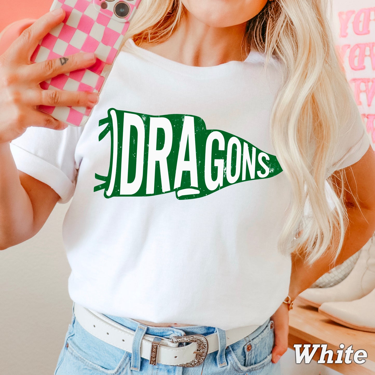 Dragons Flag Comfort Color Graphic Tee