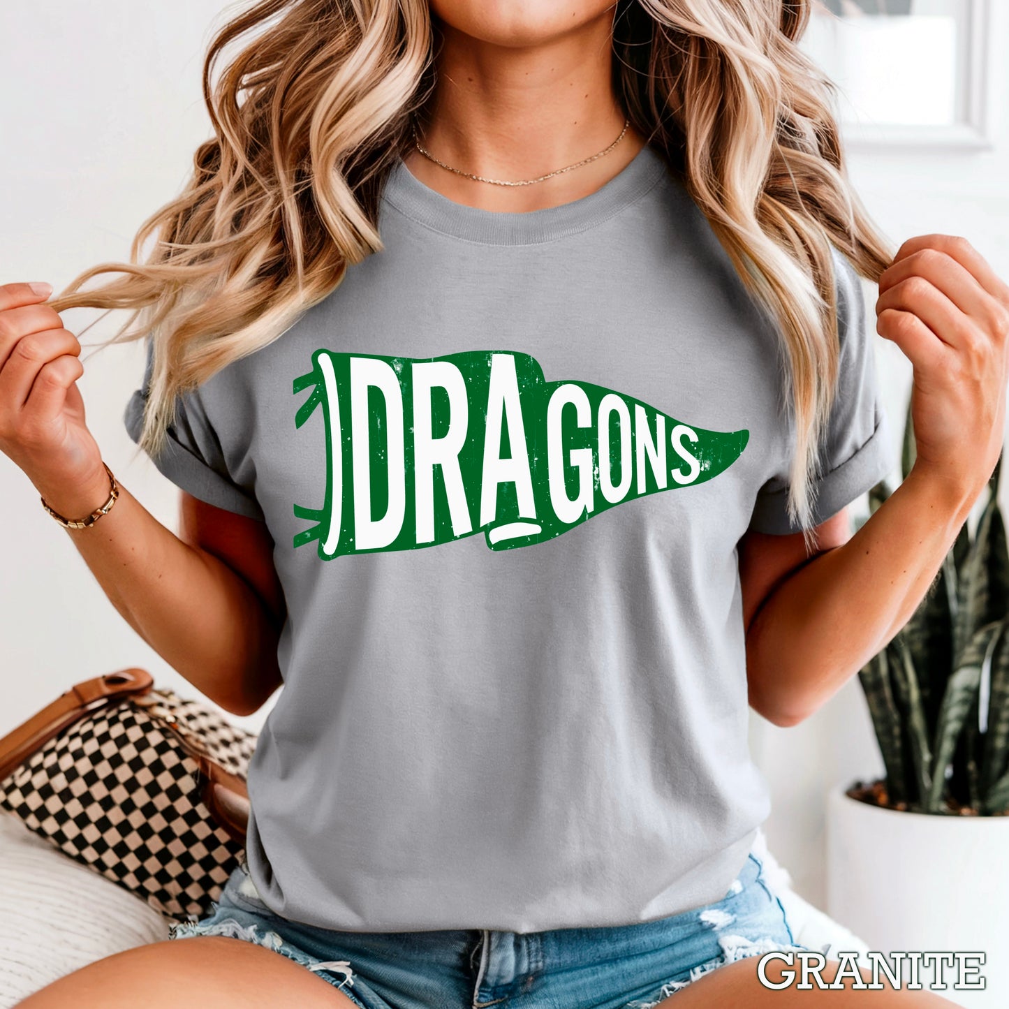 Dragons Flag Comfort Color Graphic Tee