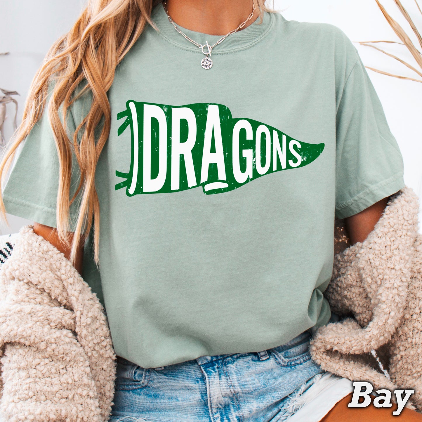 Dragons Flag Comfort Color Graphic Tee