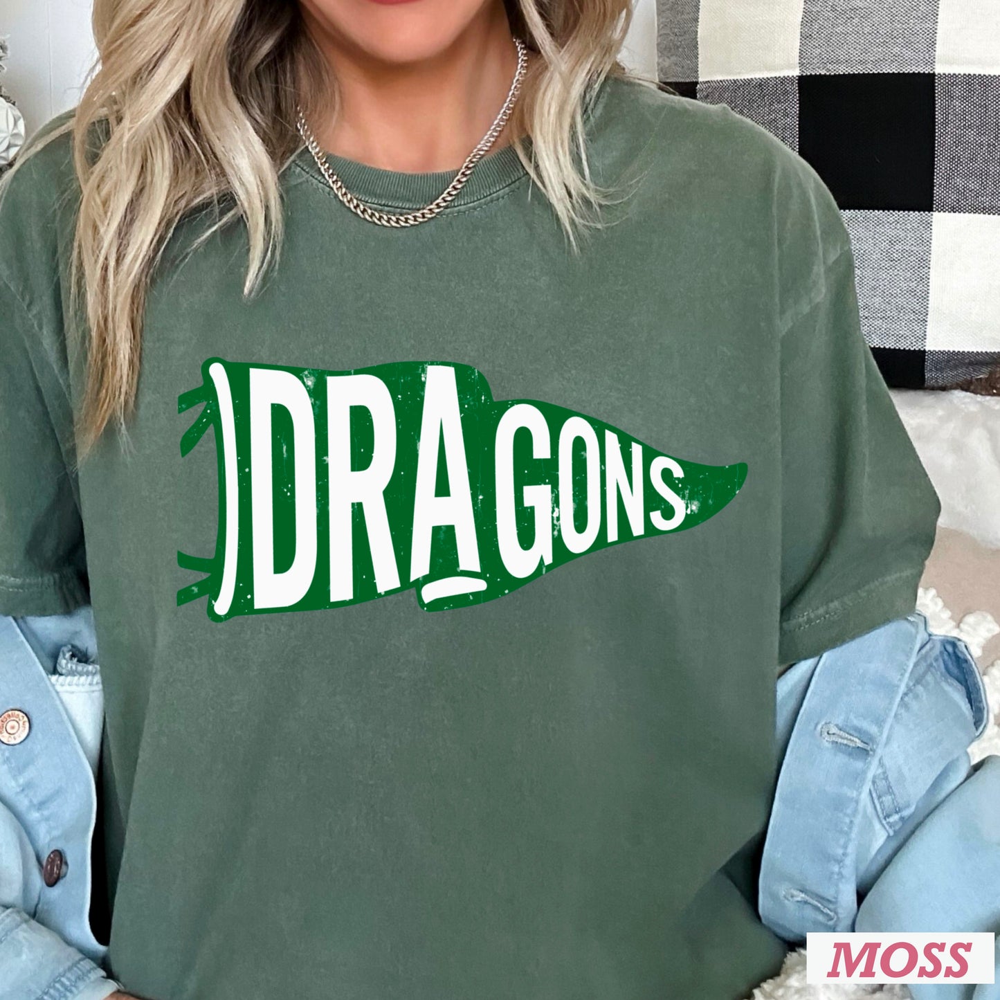 Dragons Flag Comfort Color Graphic Tee