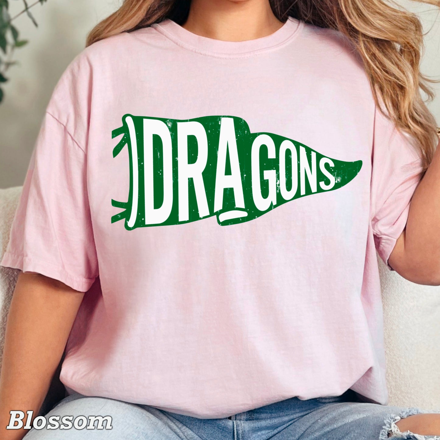 Dragons Flag Comfort Color Graphic Tee