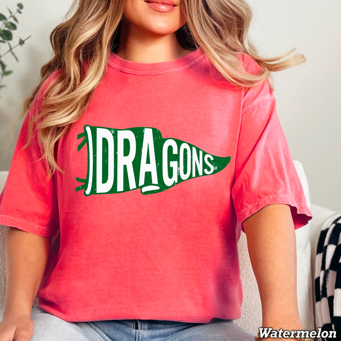 Dragons Flag Comfort Color Graphic Tee