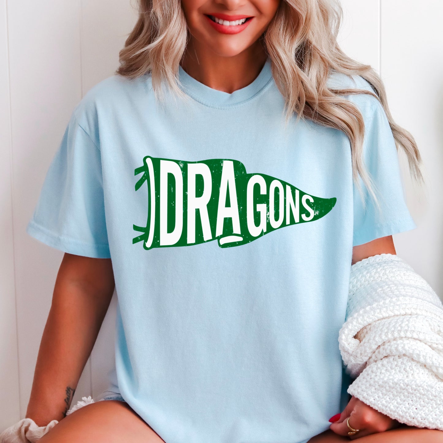 Dragons Flag Comfort Color Graphic Tee