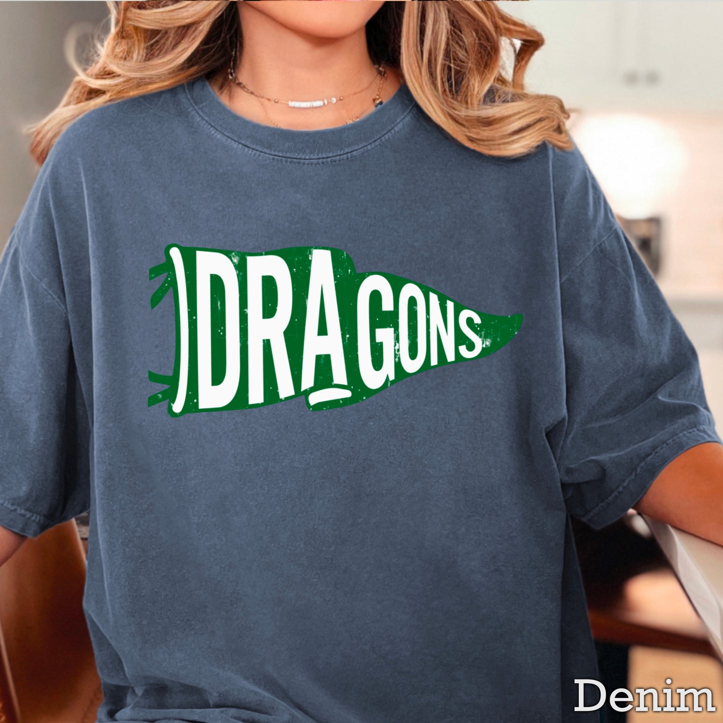 Dragons Flag Comfort Color Graphic Tee