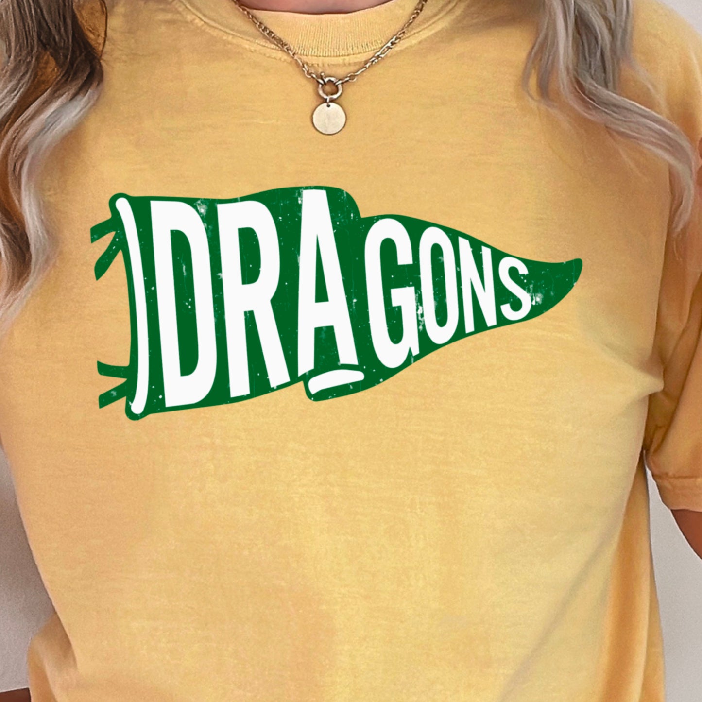 Dragons Flag Comfort Color Graphic Tee