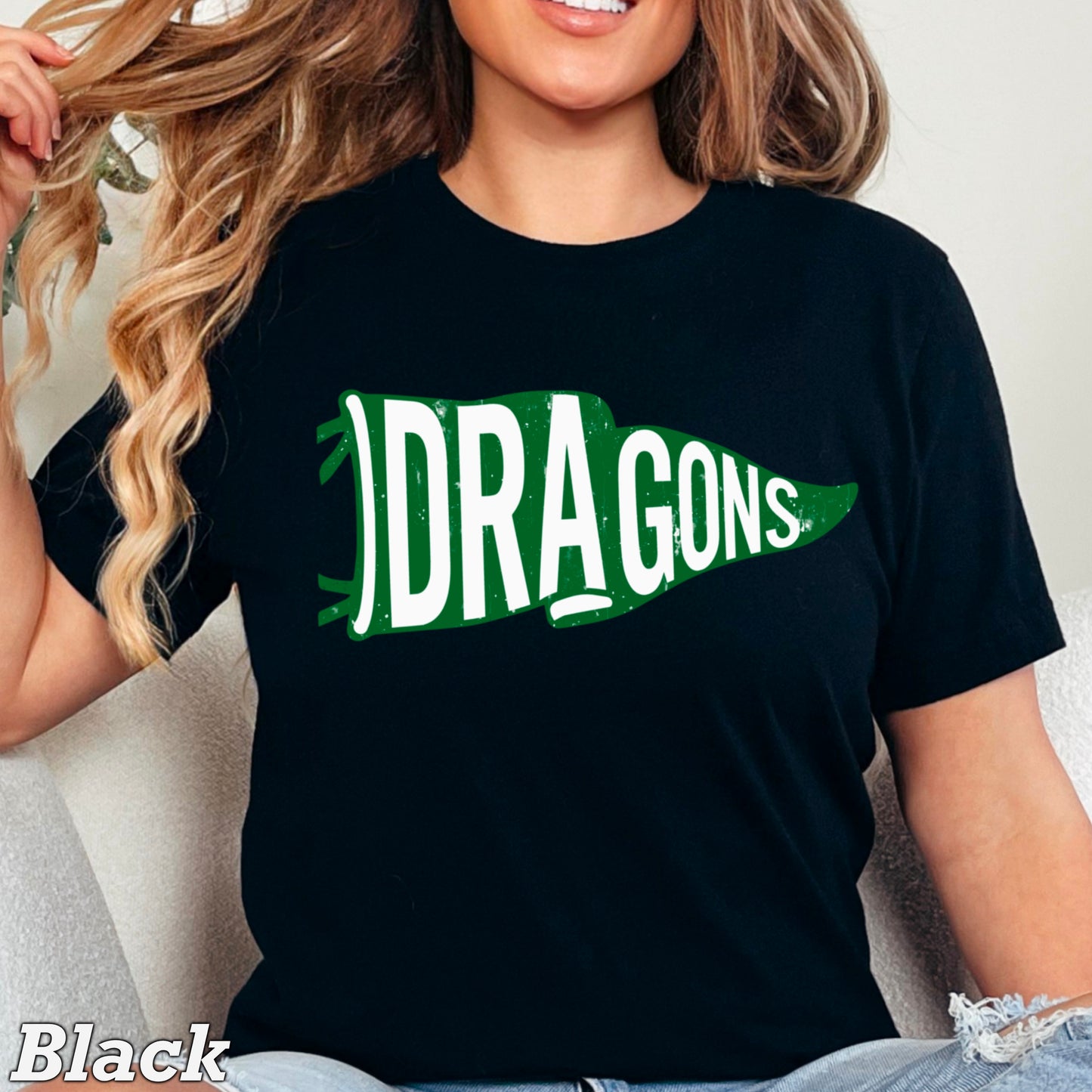 Dragons Flag Comfort Color Graphic Tee