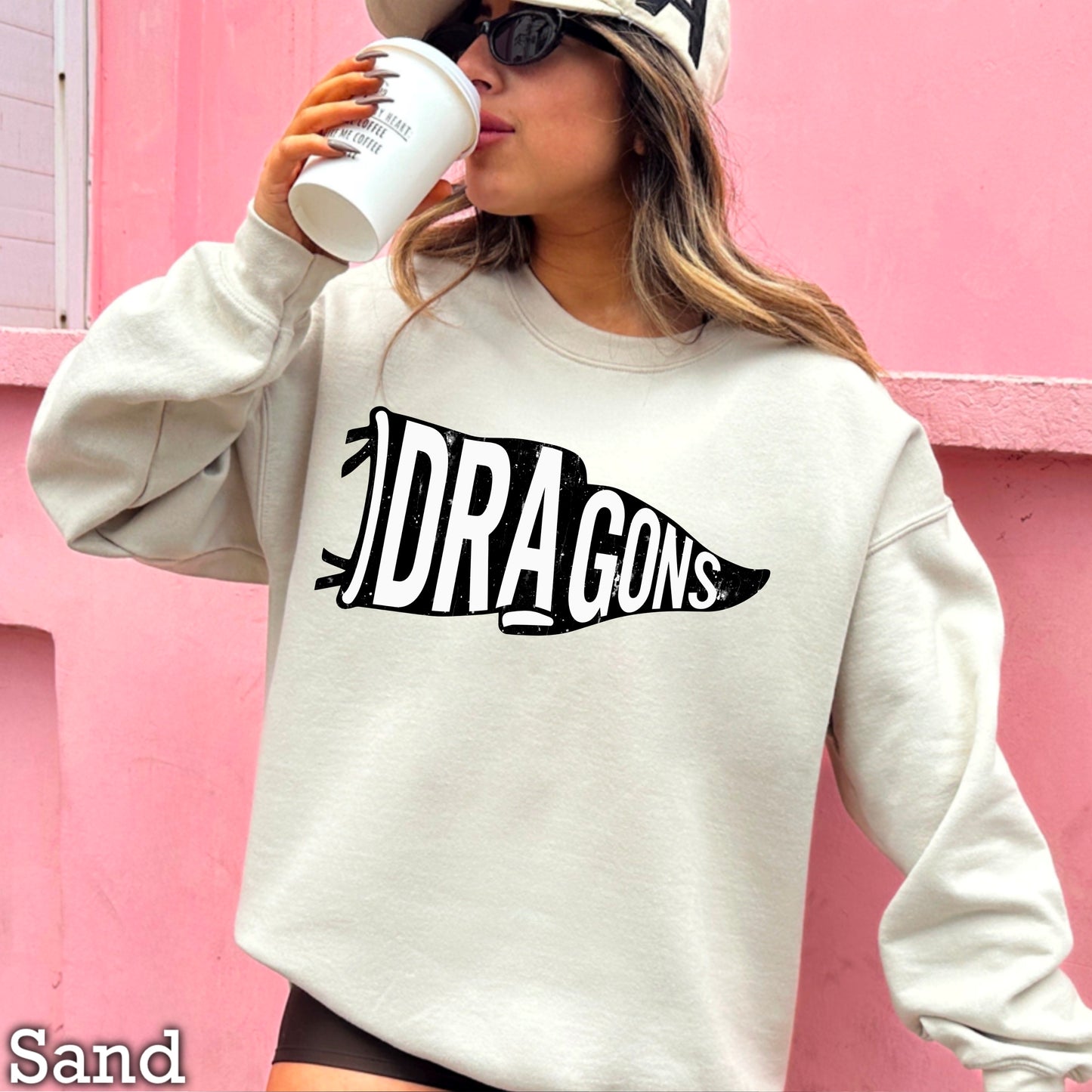 Dragons Flag Crewneck Sweatshirt