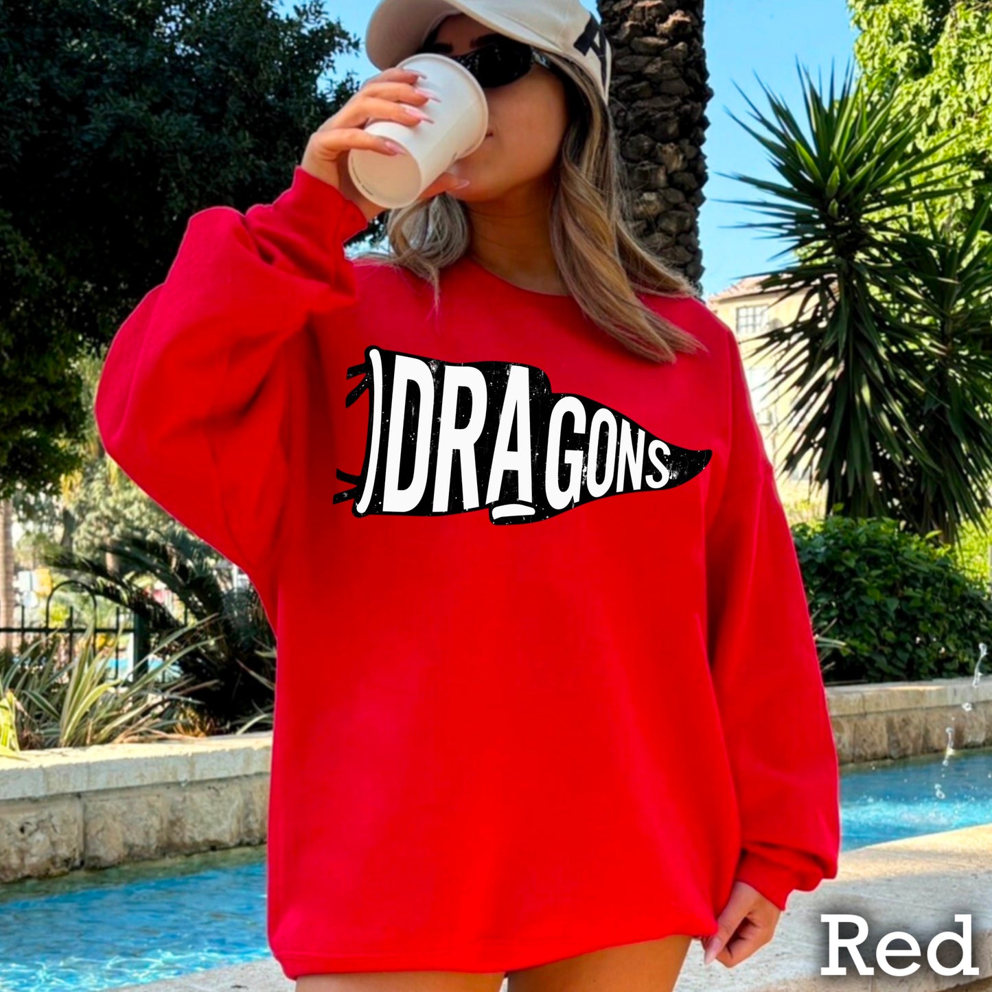 Dragons Flag Crewneck Sweatshirt