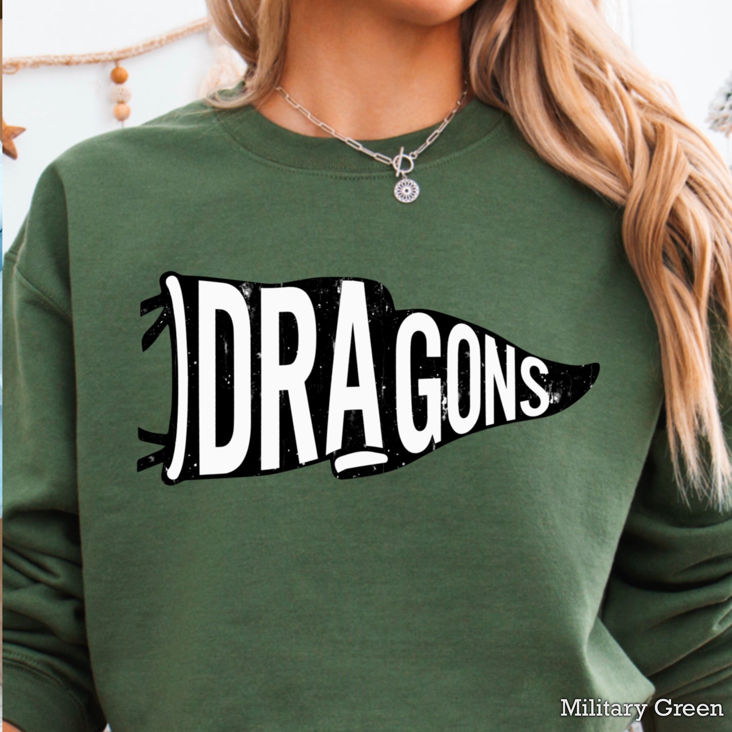 Dragons Flag Crewneck Sweatshirt
