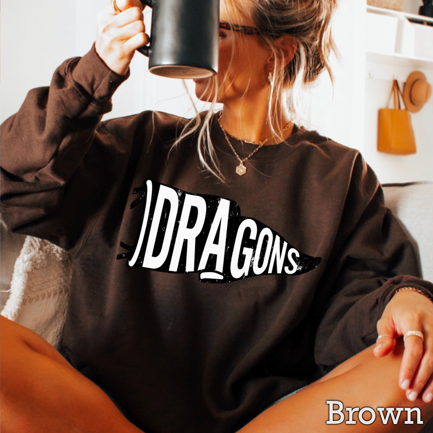 Dragons Flag Crewneck Sweatshirt