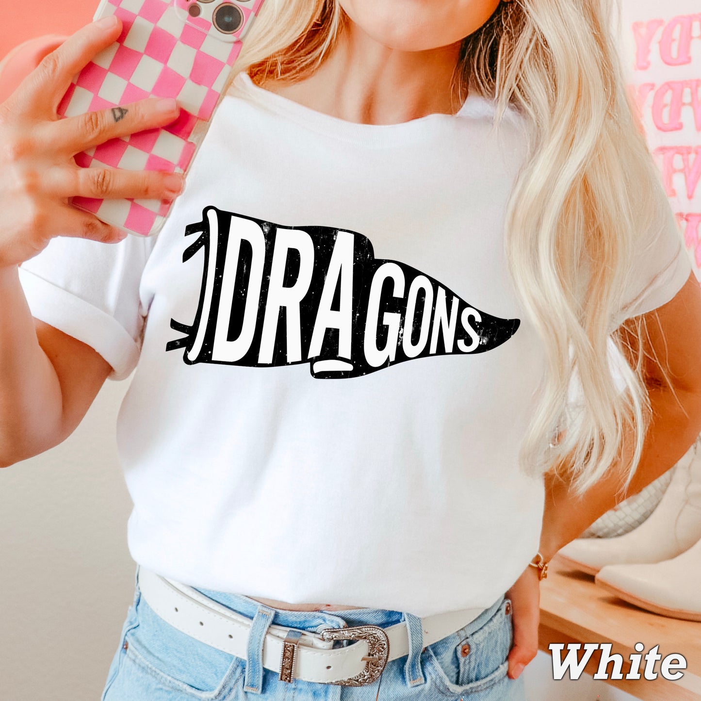 Dragons Flag Comfort Color Graphic Tee