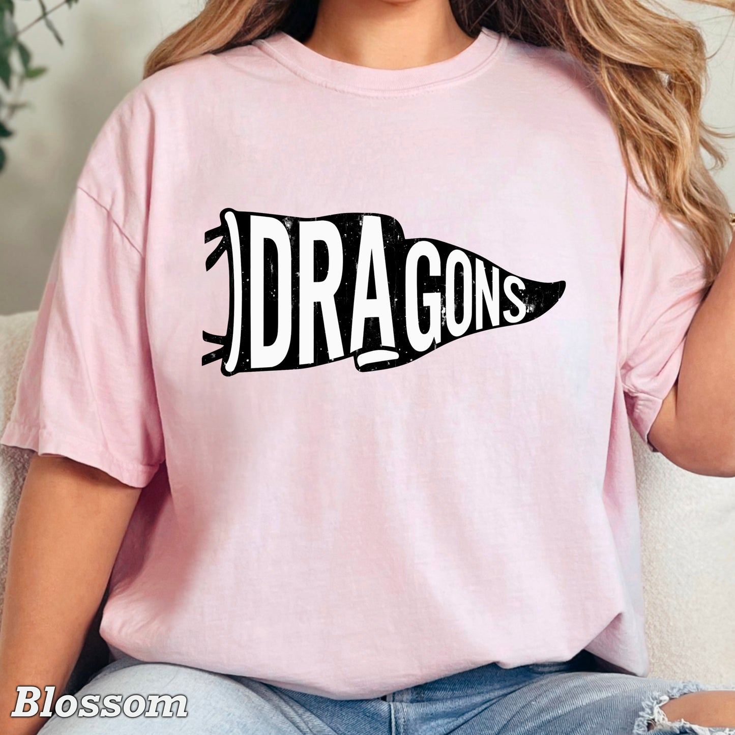 Dragons Flag Comfort Color Graphic Tee
