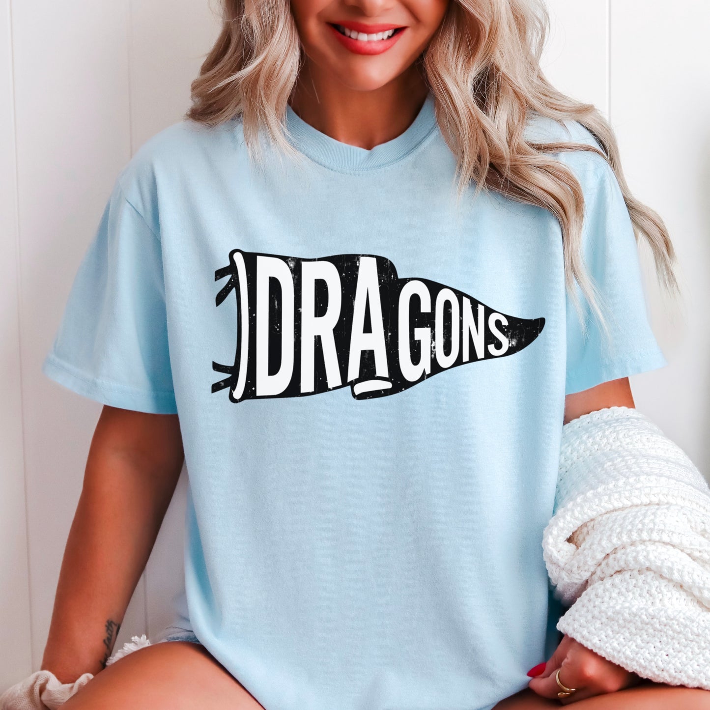 Dragons Flag Comfort Color Graphic Tee