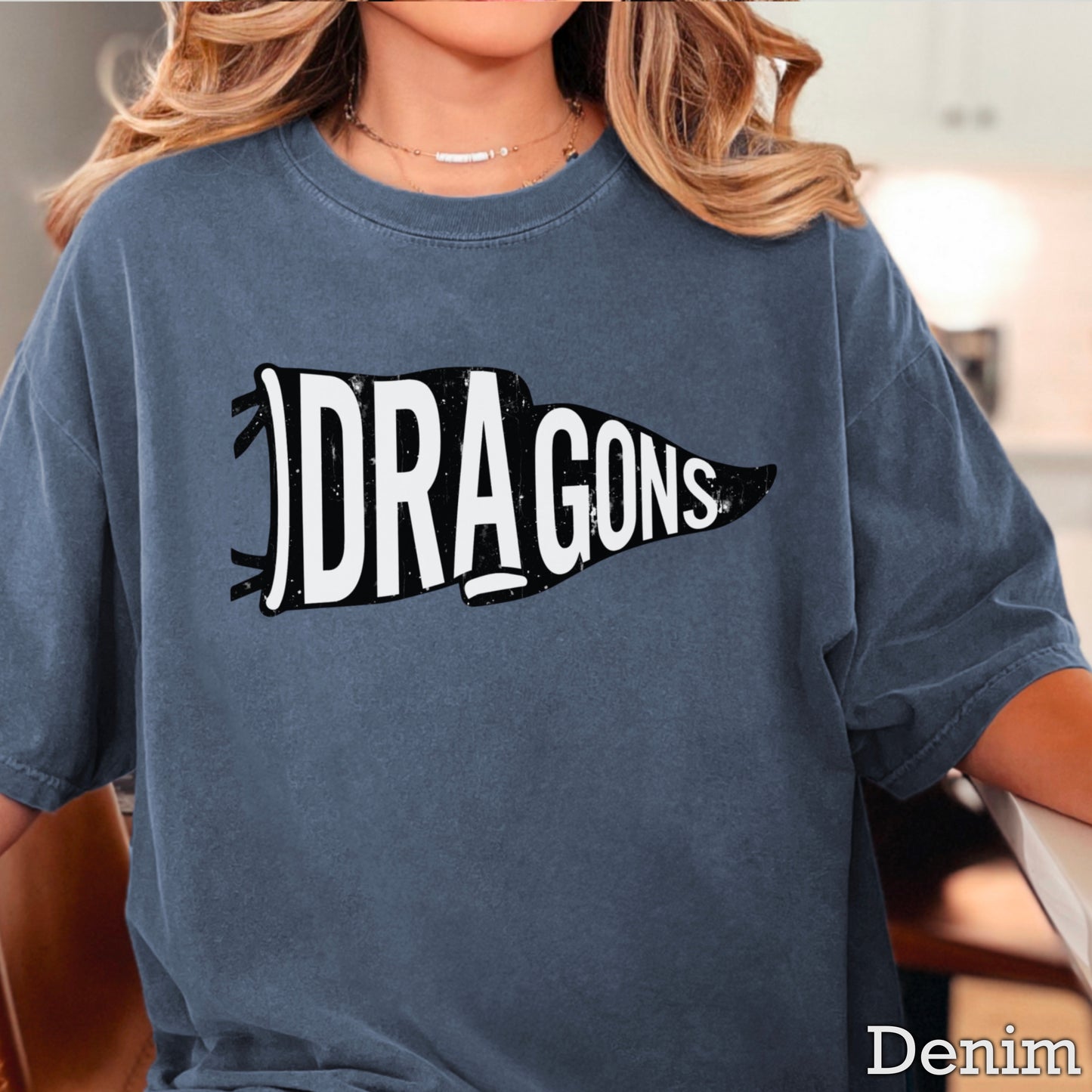 Dragons Flag Comfort Color Graphic Tee