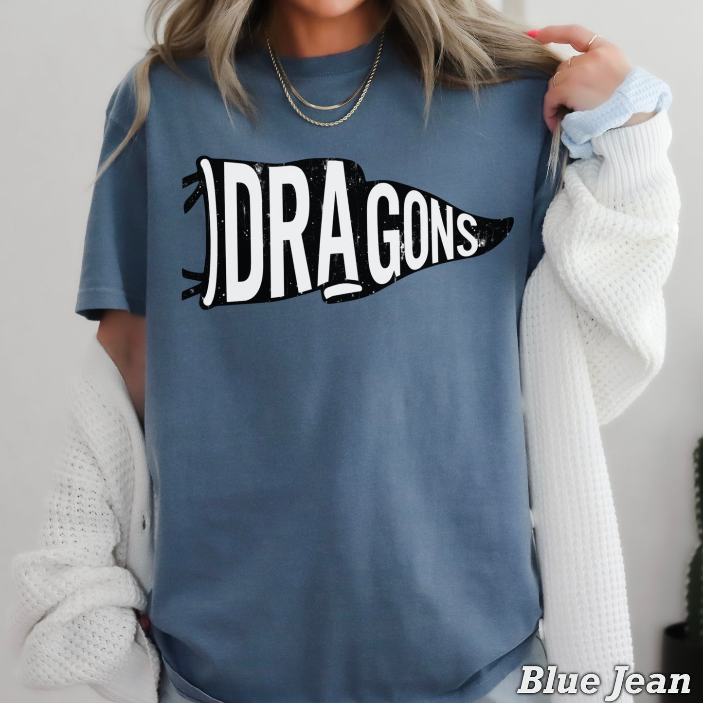 Dragons Flag Comfort Color Graphic Tee